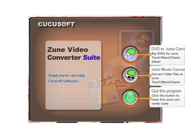 Cucusoft Zune Video Converter Suite
