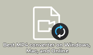 Windows Mac ve Çevrimiçi En İyi MP4 Dönüştürücü