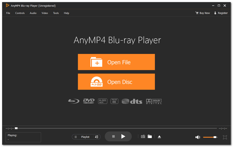 AnyMP4 Blu-ray médialejátszó