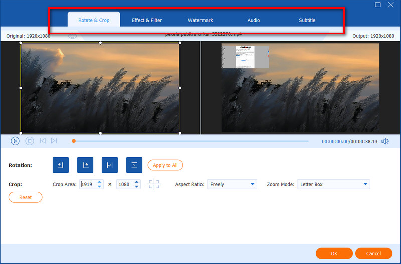 AnyMP4 Video Converter ultimata redigeringsfunktioner