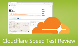 مراجعة اختبار سرعة Cloudflare