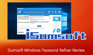 iSumsoft Windows 암호 수정 프로그램 검토