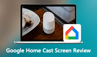 Pregled zaslona Google Home Cast