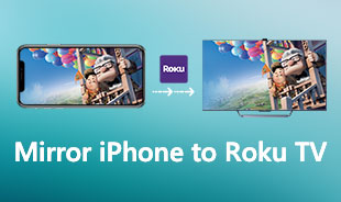 انعكاس iPhone على تلفزيون Roku