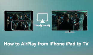 كيفية البث من iPhone iPad إلى التلفزيون