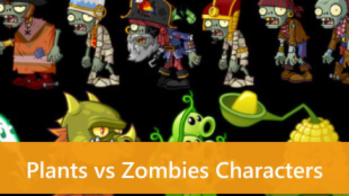 Персонажи Plants vs. Zombies: списки имен с картинками