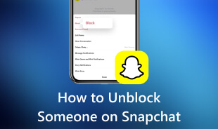 Как разблокировать кого-то в Snapchat