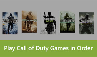 Spela Call of Duty-spel i ordning