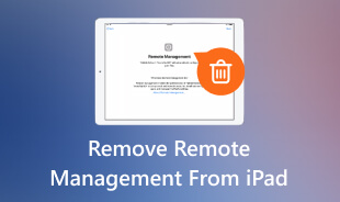 Come rimuovere la gestione remota dall'iPad