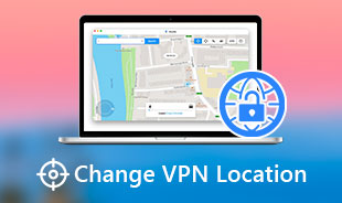 Cách thay đổi vị trí VPN
