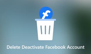 Удалить Деактивировать учетную запись Facebook
