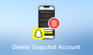 Удалить учетную запись Snapchat