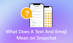 Co oznacza tekst i emoji na Snapchacie