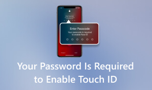 הסיסמה שלך נדרשת כדי לאפשר Touch ID