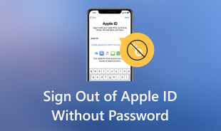 Come uscire dall'ID Apple senza password