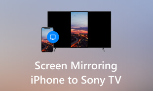 Mise en miroir de l'écran de l'iPhone sur un téléviseur Sony