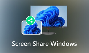 Hvordan dele skjerm på Windows