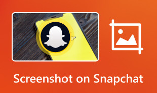 Tangkapan skrin pada Snapchat