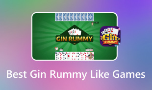 Bedste Gin Rummy-lignende spil