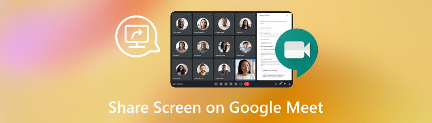 你可以在 Google Meet 上分享螢幕嗎