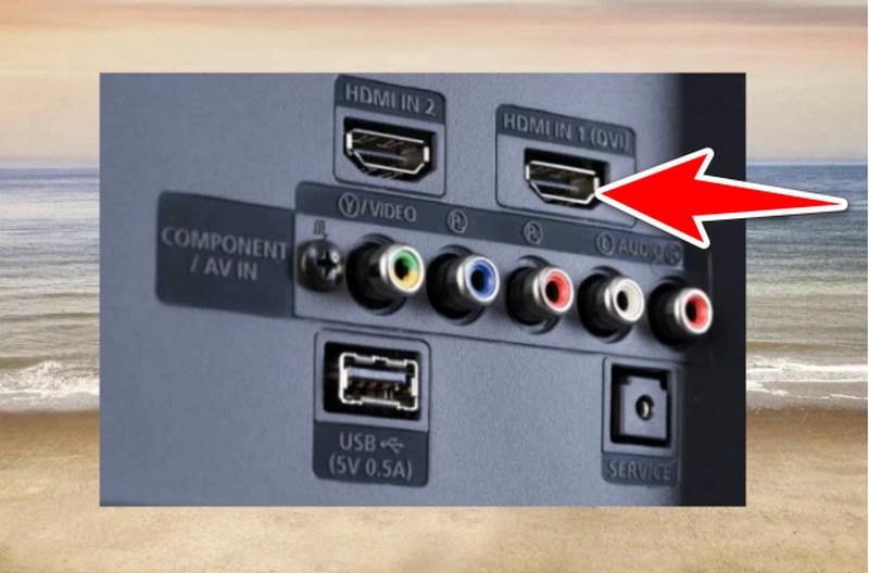 Conecte el cable HDMI