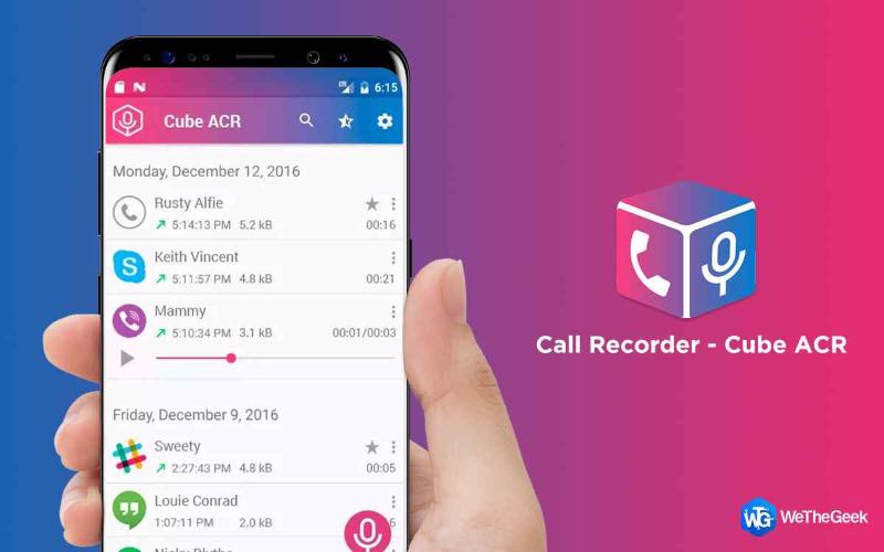Cube Call Recorder App