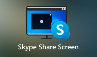 So teilen Sie den Bildschirm über Skype