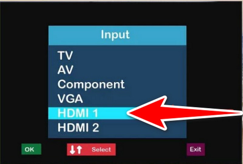 Switch Input Source to TV