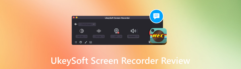 Recenze UkeySoft Screen Recorder