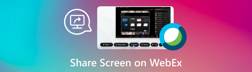 Hoe u uw scherm deelt op Webex