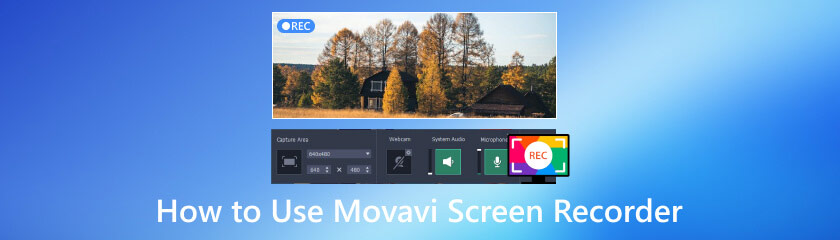 Brug Movavi Screen Recorder