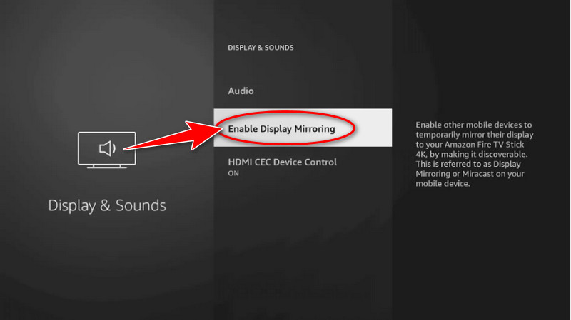 Aktivieren Sie die Bildschirmspiegelung bei Firestick