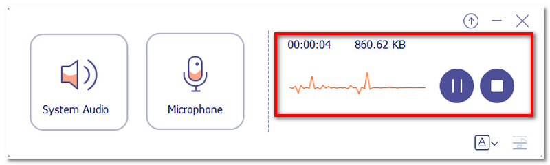 Fonctionnalités d'enregistrement en ligne de l'enregistreur audio gratuit Anymp4