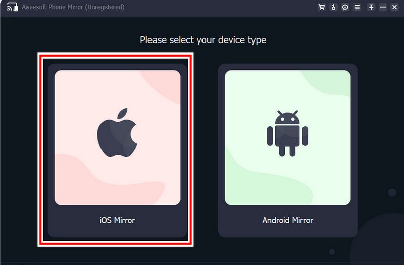 Choose IOS Mirror
