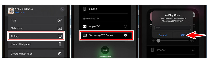 Spojite Airplay2 na Samsung TV