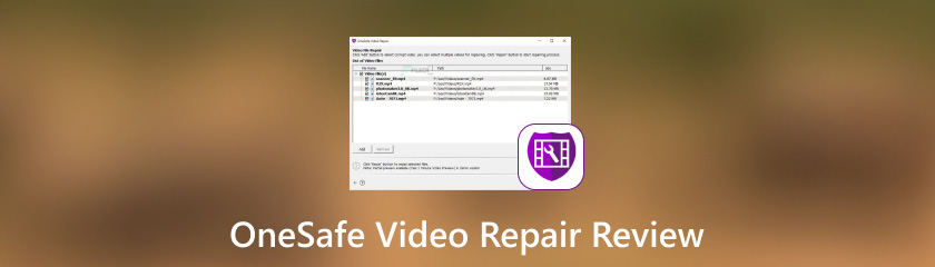 Recenzja narzędzia Onesafe Video Repair