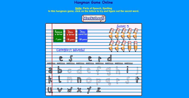 Room Recess Hangman