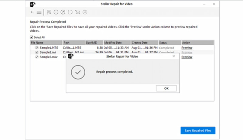 Stellar Video Reparation Brugervenlighed