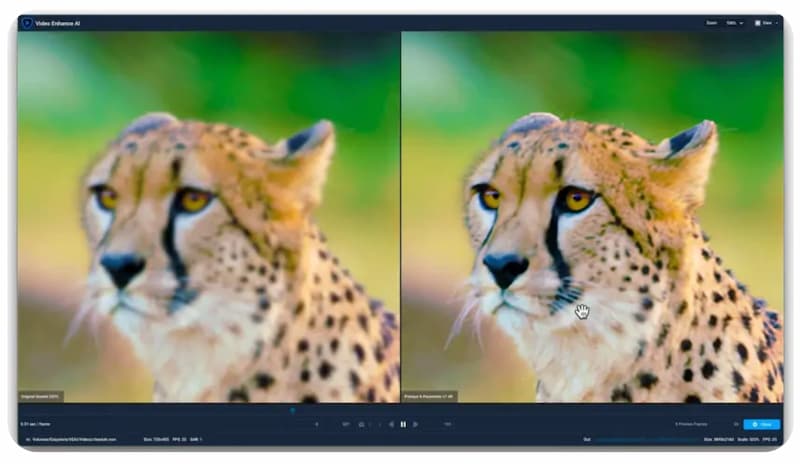 Inteligencia artificial para mejorar videos de Topaz