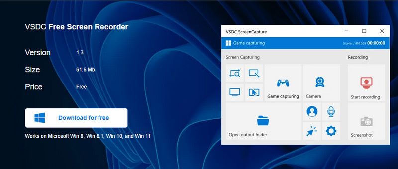 VSDC Free Screen Recorder