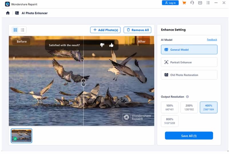 Wondershare Repairit Qualité vidéo