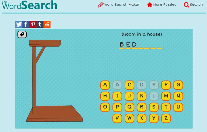 Pencarian Kata Hangman