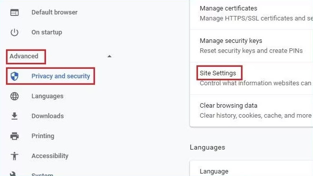 비디오가 재생되지 않는 문제를 해결하기 위해 Javascript 허용