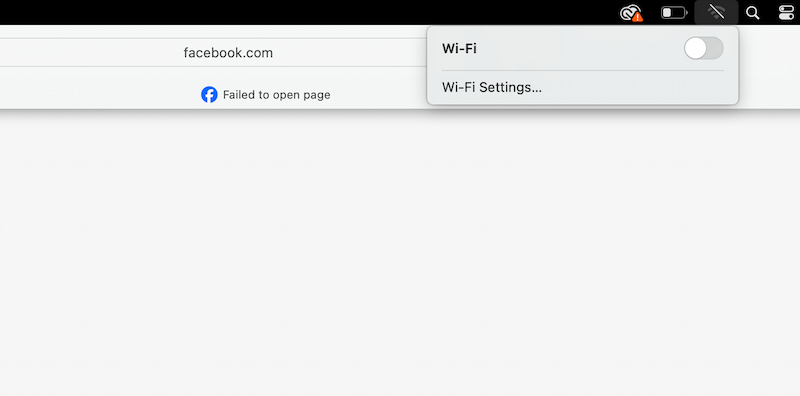 Chrome Facebook Wifi