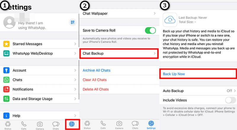 Create Backup iCloud