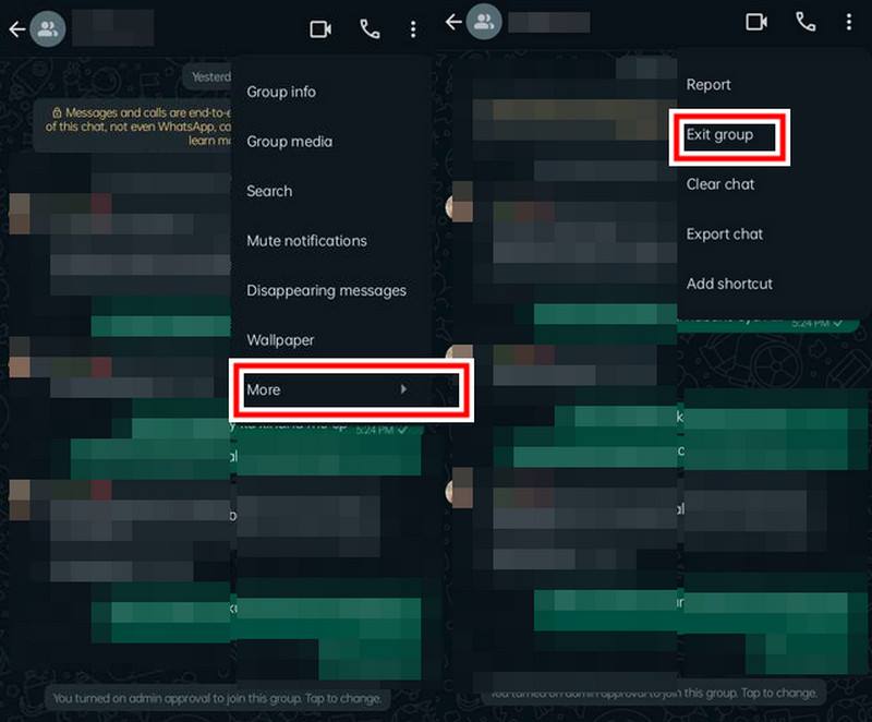Exit Group Whatsapp
