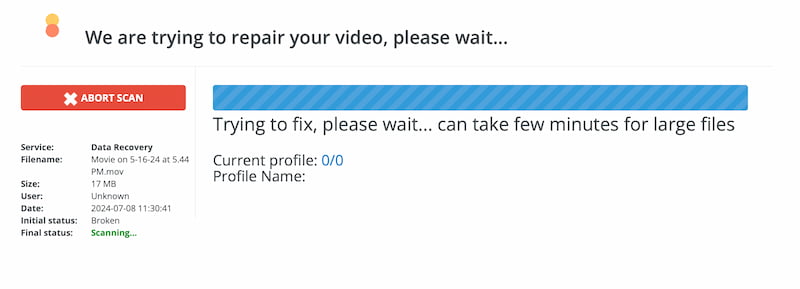 Fix Video Trying To Fix