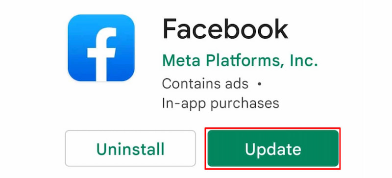 Update Facebook App