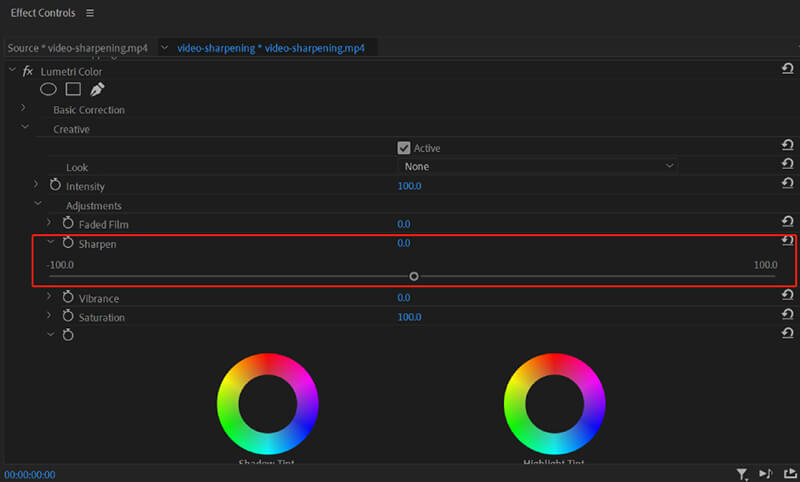 Adobe Premiere Keskinleştirme Videosu