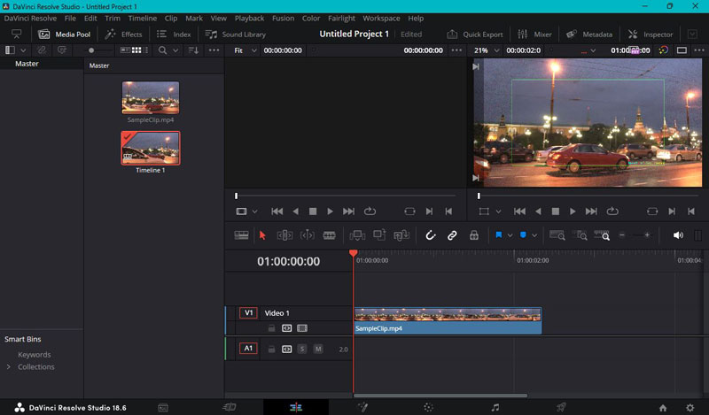 Denoise Video în Neat Video Plug-in